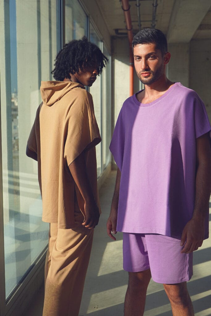 Garment produced by Riccitelli Milano in Italy