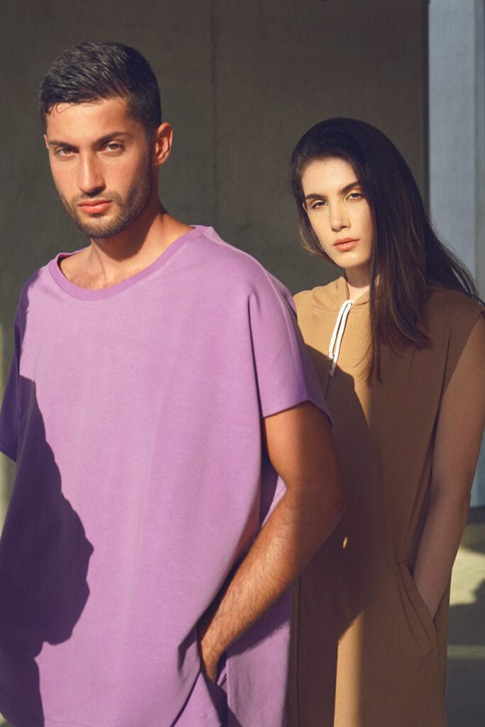 Garment produced by Riccitelli Milano in Italy