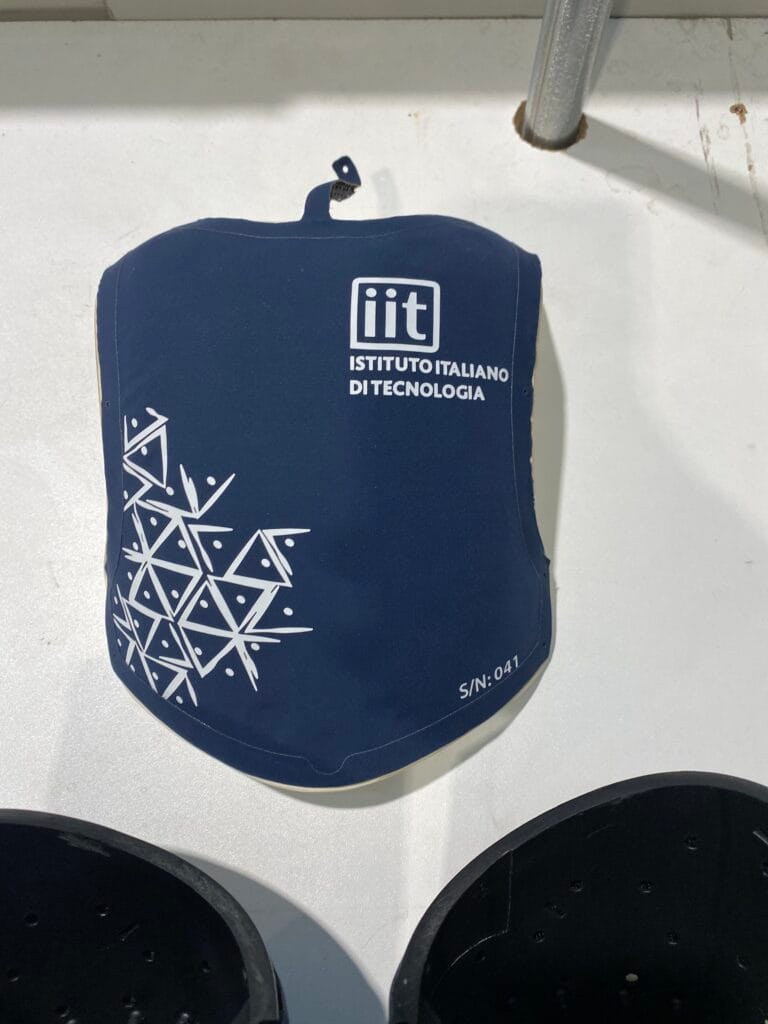 Garment produced by Riccitelli Milano in Italy