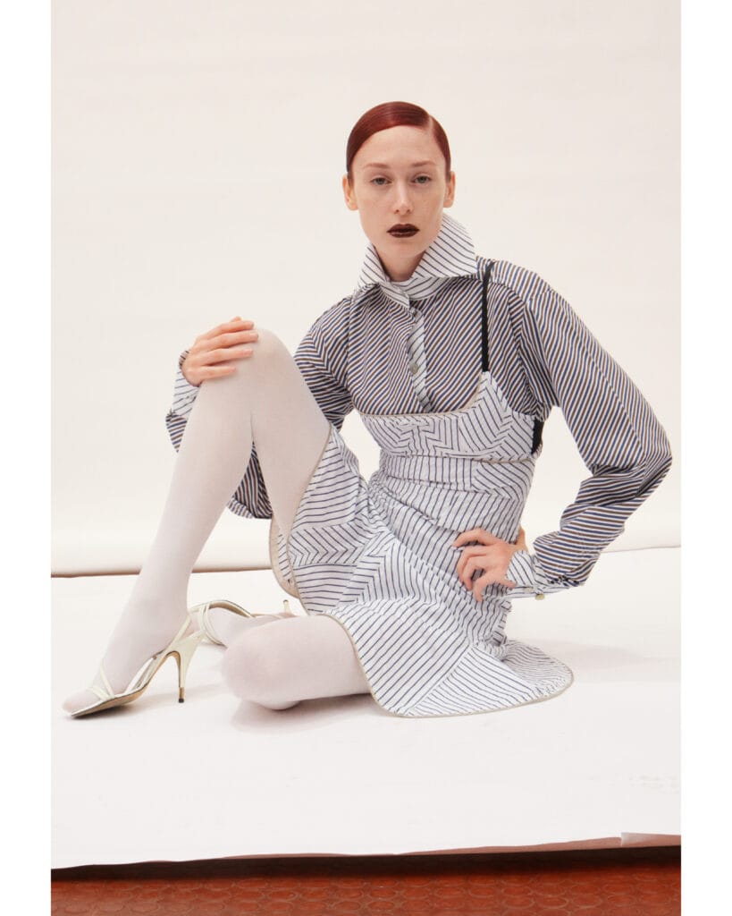 Garment produced by Riccitelli Milano in Italy