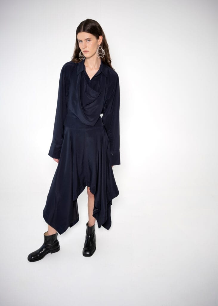 Garment produced by Riccitelli Milano in Italy
