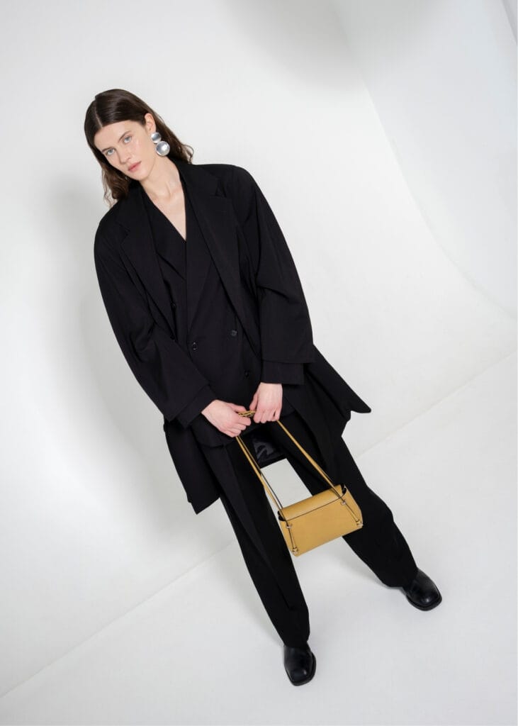 Garment produced by Riccitelli Milano in Italy