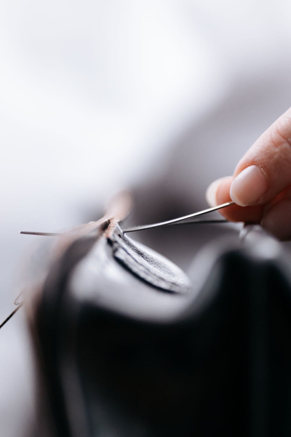 Hand finishing overseen during production