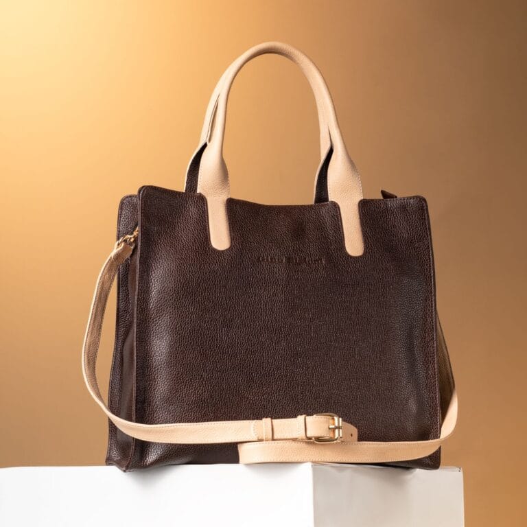 Handcrafted Italian leather bag and small goods