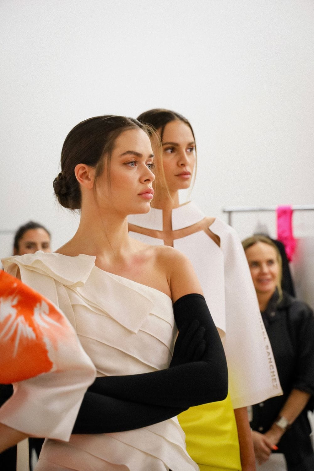 Elegant garment with enduring, classic appeal on the runway