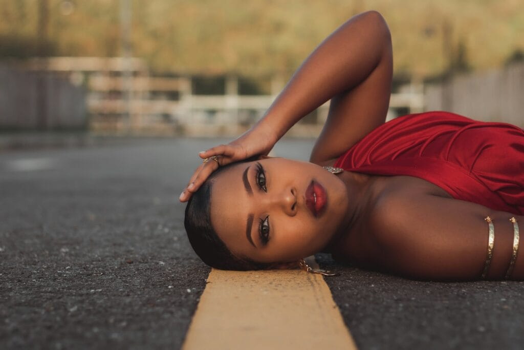 Editorial fashion portrait