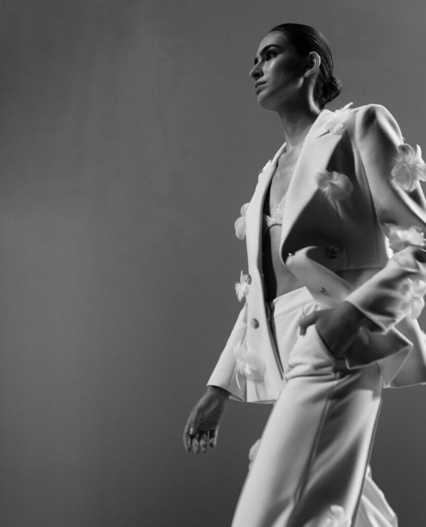 Editorial fashion model, elegant