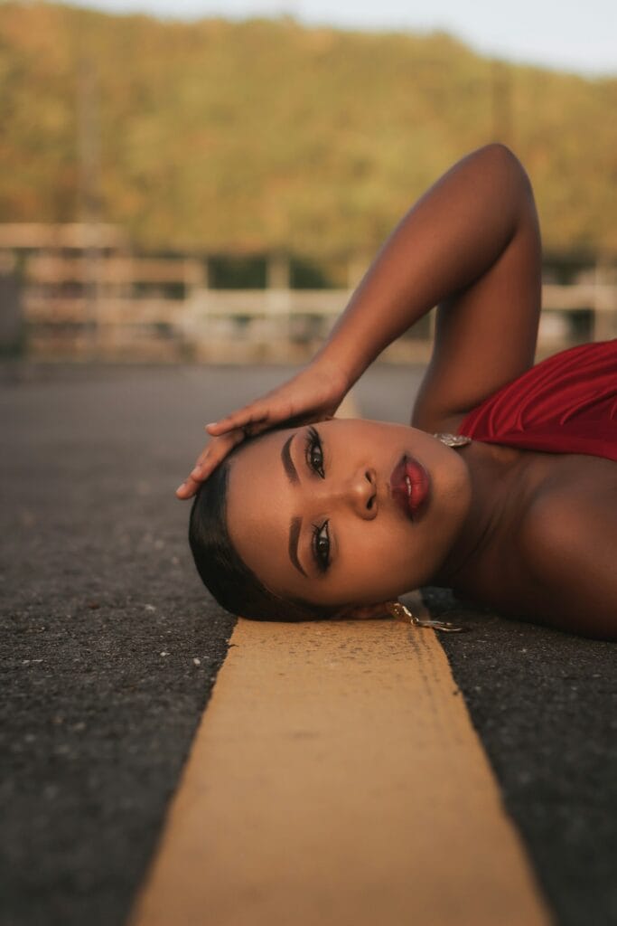Editorial fashion model