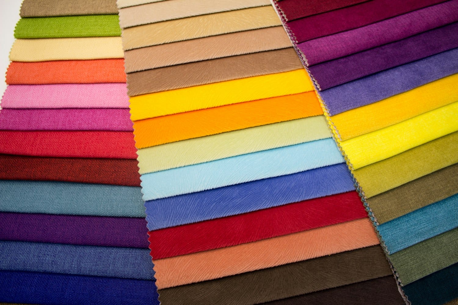 Striped textile on a table