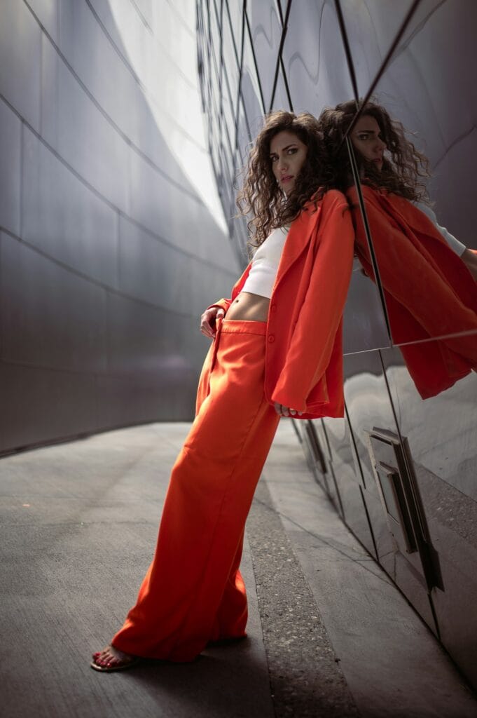 Editorial fashion model, elegant