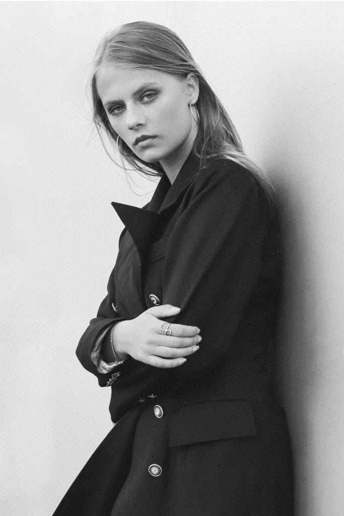 Editorial fashion model portrait