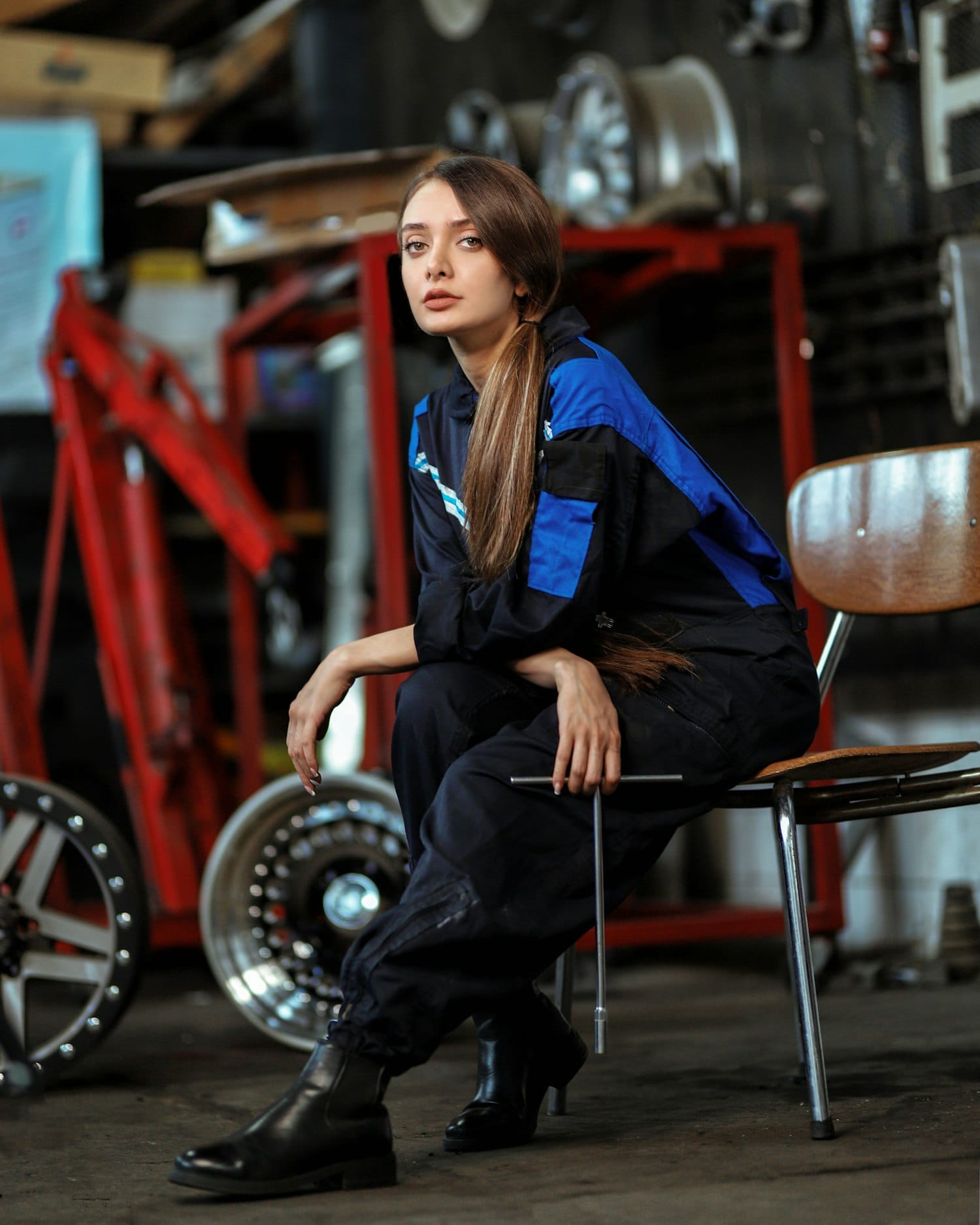 Person in professional workwear