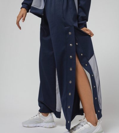 Navy Gym Pants, Navy Net Tee, Navy Slim Bomber-4